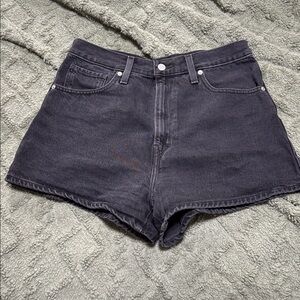 Levi’s Black/Gray Denim Shorts